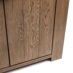 Alderson Cafe Brown 6-Door Cabinet