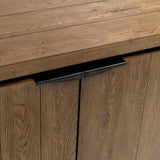 Alderson Cafe Brown 6-Door Cabinet