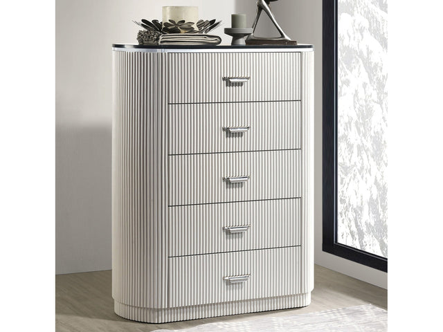 Aldgate Light Gray Chest - Ornate Home