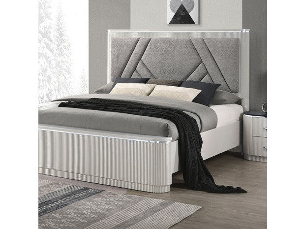 Aldgate Light Gray Eastern King Bed - Ornate Home