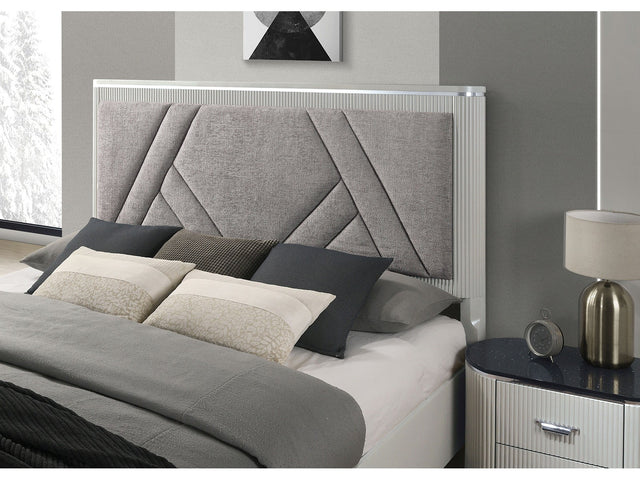 Aldgate Light Gray Queen Bed - Ornate Home