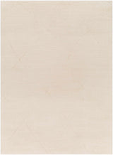 Aldis Cream Plush Textured Washable Rug - Ornate Home