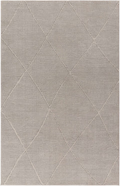 Aldis Grey Plush Textured Washable Rug - Clearance - Ornate Home
