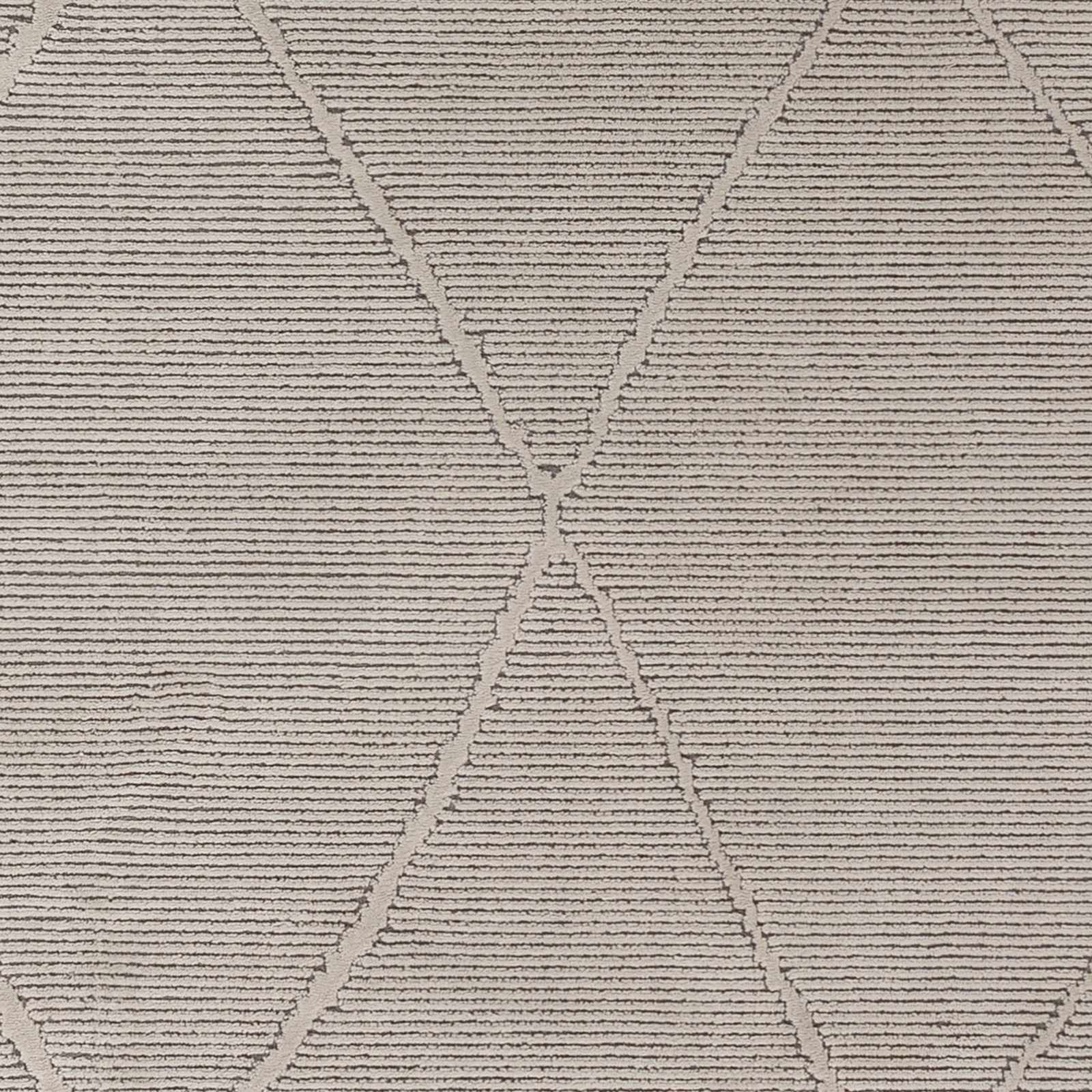 Aldis Grey Plush Textured Washable Rug - Clearance - Ornate Home