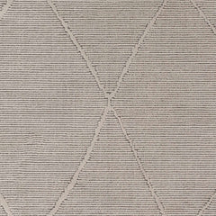 Aldis Grey Plush Textured Washable Rug - Clearance - Ornate Home