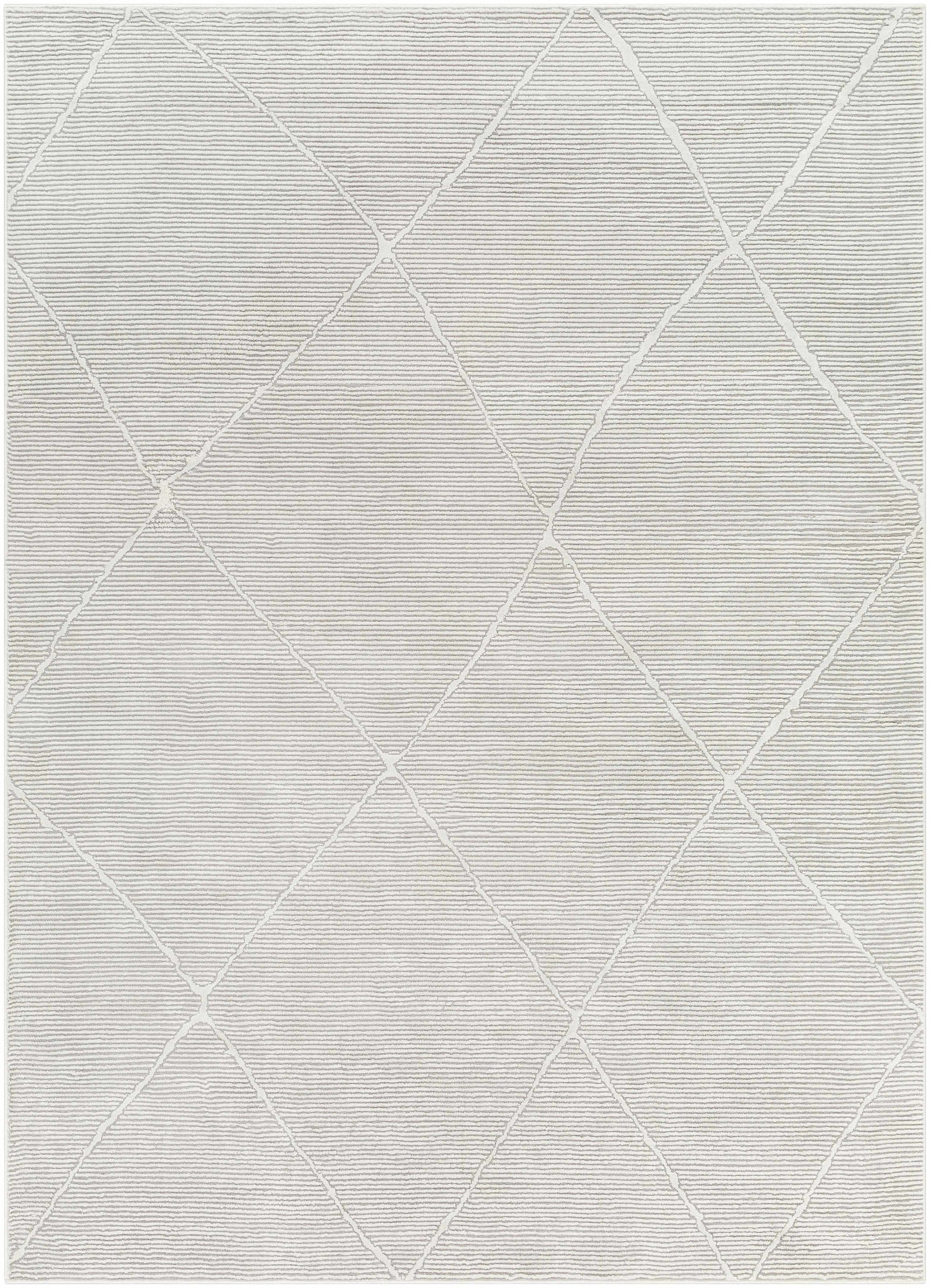 Aldis Grey Plush Textured Washable Rug - Clearance - Ornate Home