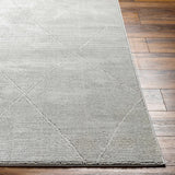 Aldis Grey Plush Textured Washable Rug - Clearance - Ornate Home