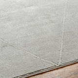 Aldis Grey Plush Textured Washable Rug - Clearance - Ornate Home
