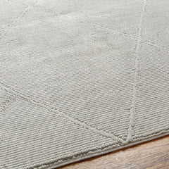 Aldis Grey Plush Textured Washable Rug - Clearance - Ornate Home