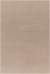 Aldis Tan Plush Textured Washable Rug - Clearance - Ornate Home