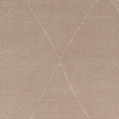 Aldis Tan Plush Textured Washable Rug - Clearance - Ornate Home