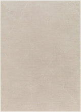 Aldis Tan Plush Textured Washable Rug - Clearance - Ornate Home