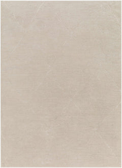 Aldis Tan Plush Textured Washable Rug - Clearance - Ornate Home
