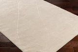 Aldis Tan Plush Textured Washable Rug - Clearance - Ornate Home