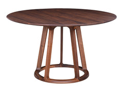 Aldo Brown Round Dining Table - Ornate Home