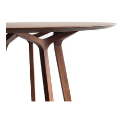 Aldo Brown Round Dining Table - Ornate Home
