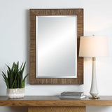 Aldous Walnut Mirror - Ornate Home