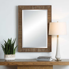 Aldous Walnut Mirror - Ornate Home