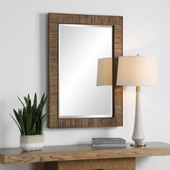 Aldous Walnut Mirror - Ornate Home
