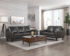 Aldrich Gray Loveseat - Ornate Home