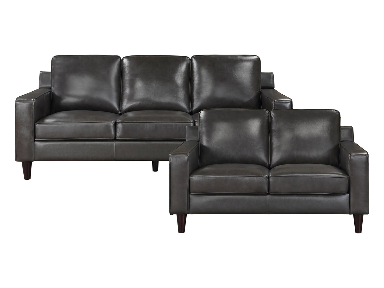 Aldrich Gray Sofa & Loveseat - Ornate Home