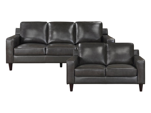Aldrich Gray Sofa & Loveseat - Ornate Home