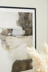 Aldricton Brown/White Wall Art (Online Special Price) - Ornate Home