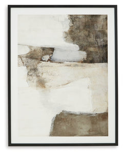 Aldricton Brown/White Wall Art - Ornate Home