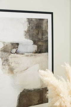 Aldricton Brown/White Wall Art - Ornate Home