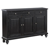 Aldridge Black Sideboard - Ornate Home