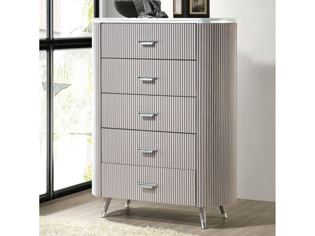 Aldridge Light Gray Chest - Ornate Home