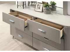 Aldridge Light Gray Dresser - Ornate Home