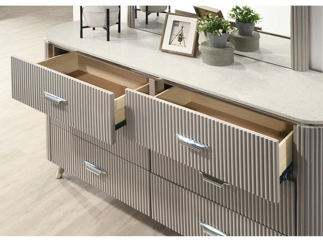 Aldridge Light Gray Dresser - Ornate Home