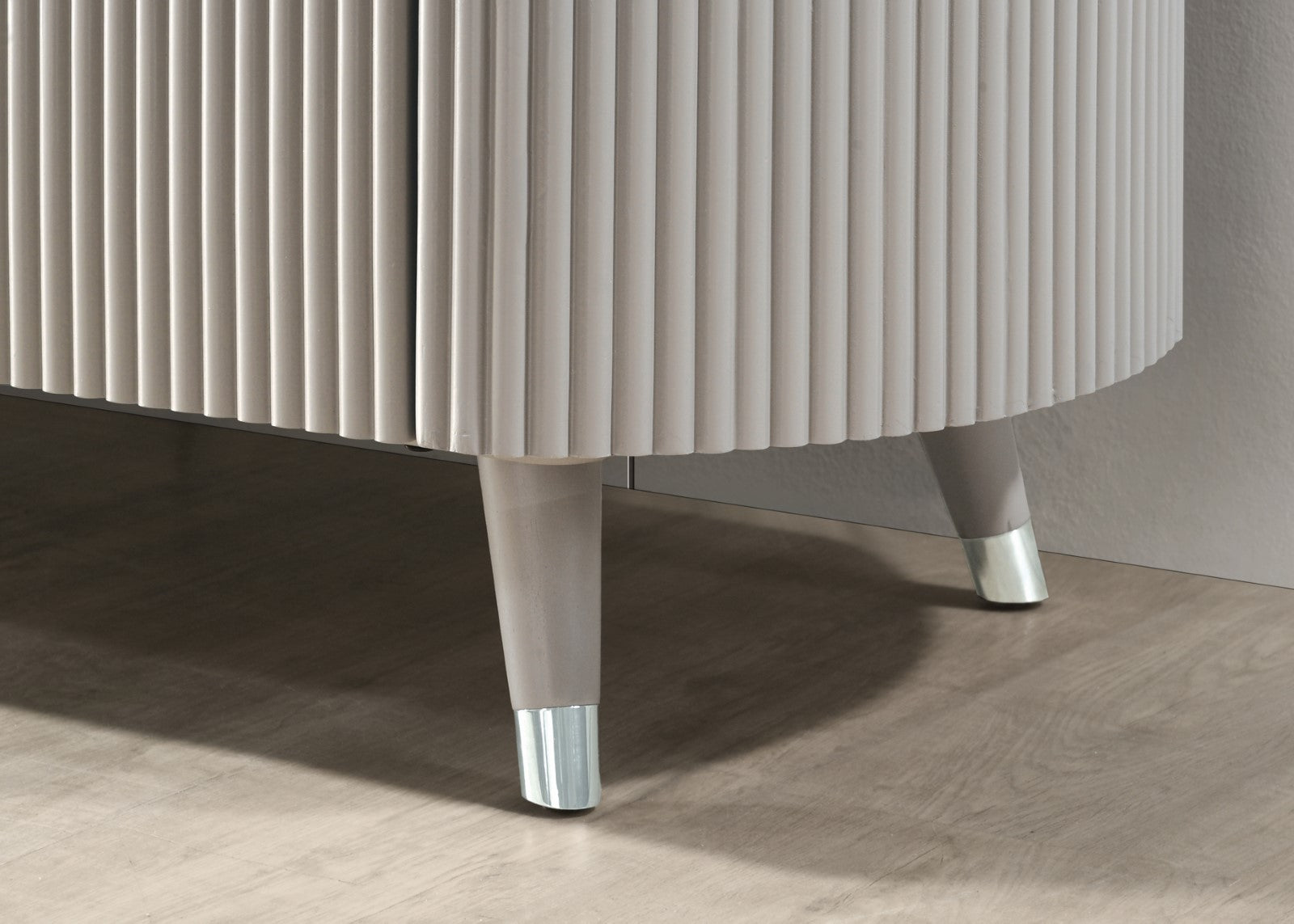 Aldridge Light Gray Nightstand - Ornate Home