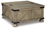 Aldwin Gray Coffee Table and 2 End Tables (Online Special Price) - Ornate Home