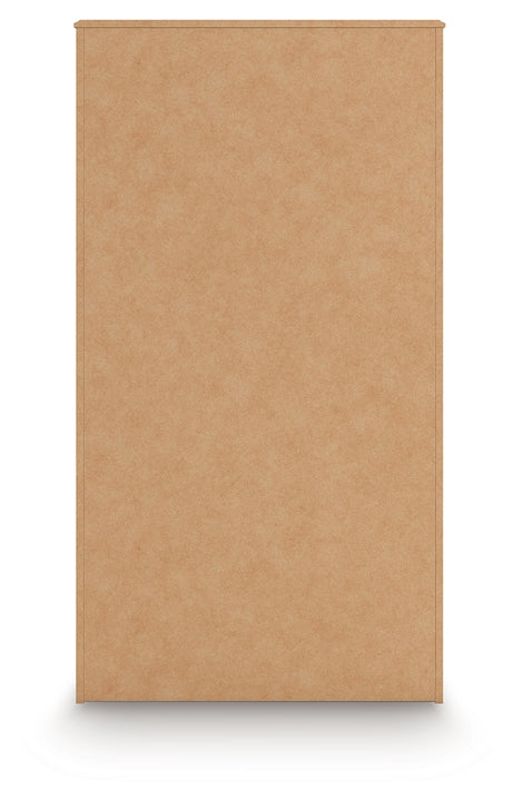 Aleaport Warm Brown Five Drawer Chest - Ornate Home