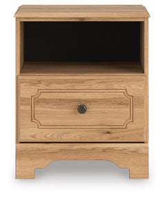 Aleaport Warm Brown Full Panel Bed, Dresser, Mirror, Chest and Nightstand - Ornate Home