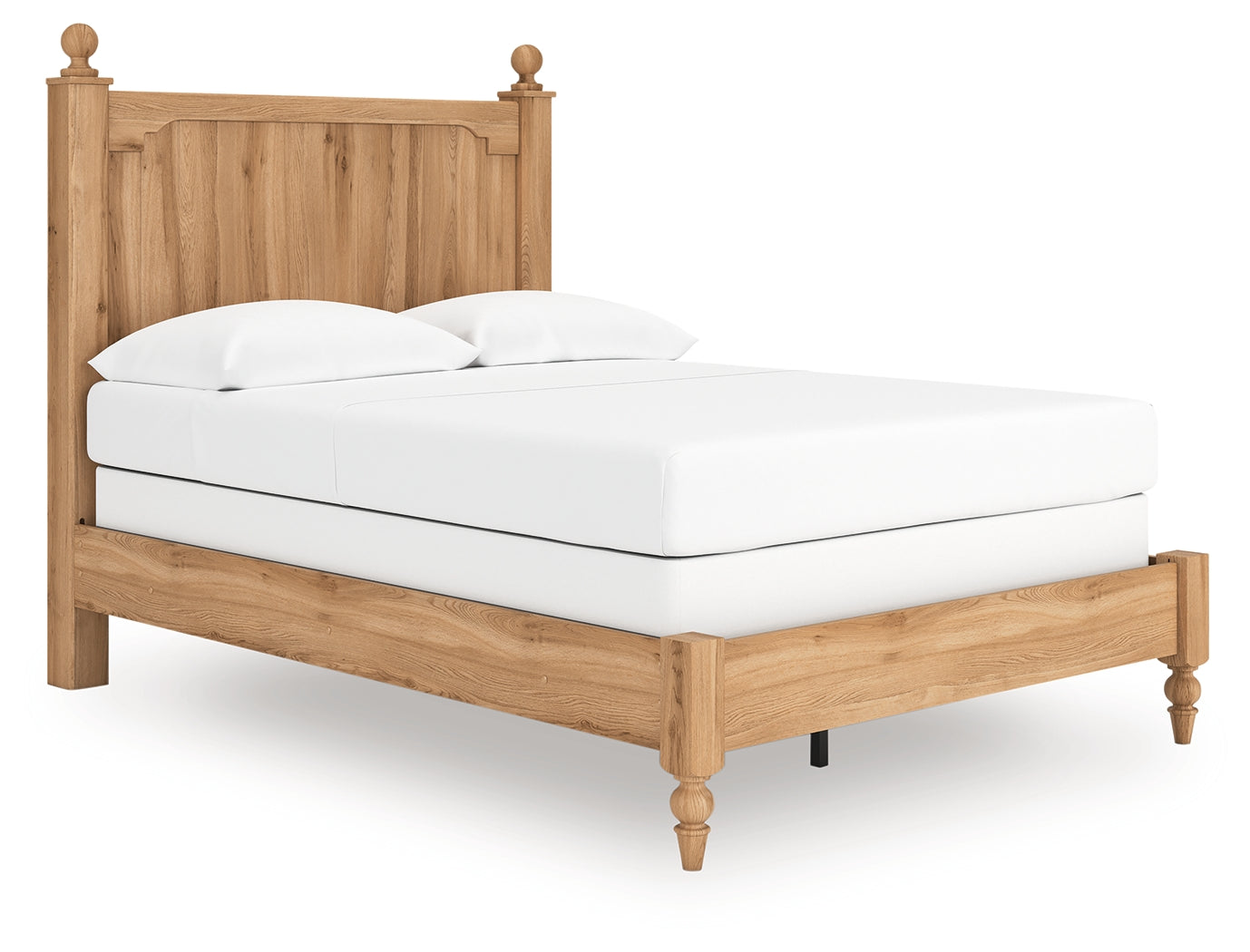 Aleaport Warm Brown Full Panel Bed, Dresser and Mirror (Online Special Price) - Ornate Home
