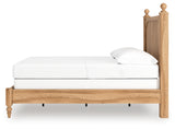 Aleaport Warm Brown Full Panel Bed, Dresser and Mirror (Online Special Price) - Ornate Home