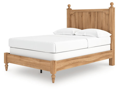 Aleaport Warm Brown Full Panel Bed - Ornate Home