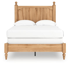 Aleaport Warm Brown Full Panel Bed - Ornate Home