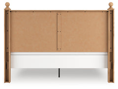 Aleaport Warm Brown King Panel Bed, Dresser, Mirror and Nightstand - Ornate Home