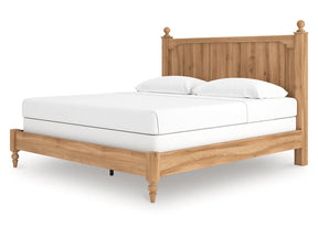 Aleaport Warm Brown King Panel Bed (Online Special Price) - Ornate Home