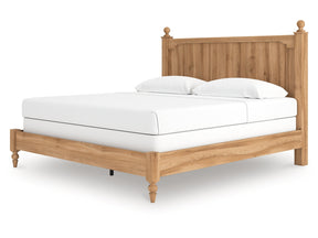Aleaport Warm Brown King Panel Bed - Ornate Home