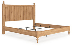Aleaport Warm Brown King Panel Bed - Ornate Home