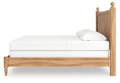 Aleaport Warm Brown King Panel Bed - Ornate Home