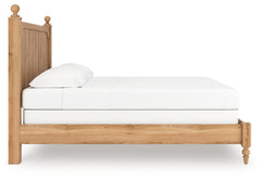 Aleaport Warm Brown King Panel Bed - Ornate Home