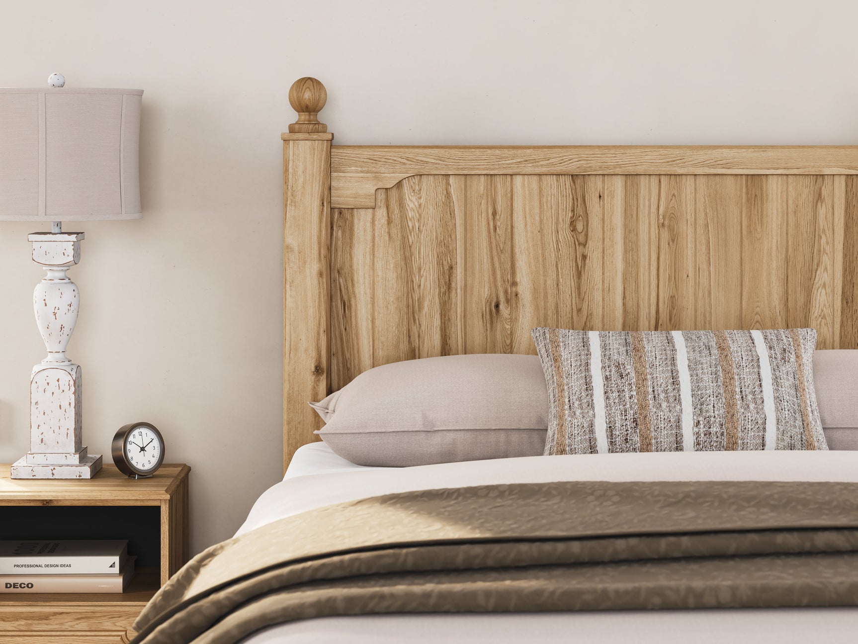 Aleaport Warm Brown Queen Panel Bed, Dresser, Mirror and Nightstand (Online Special Price) - Ornate Home