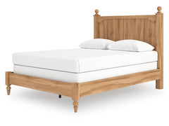 Aleaport Warm Brown Queen Panel Bed - Ornate Home
