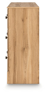 Aleaport Warm Brown Six Drawer Dresser - Ornate Home